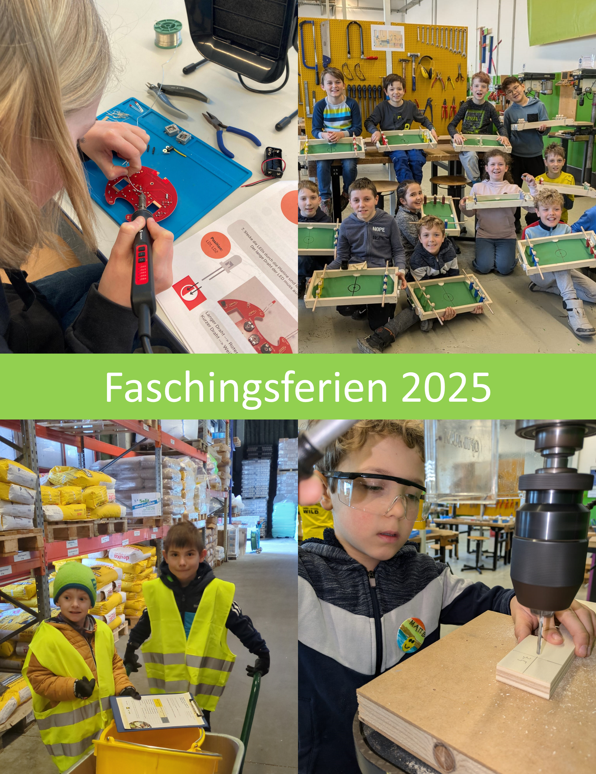 TECHNIKFERIEN - Rückblick auf unser Faschingsferienprogramm