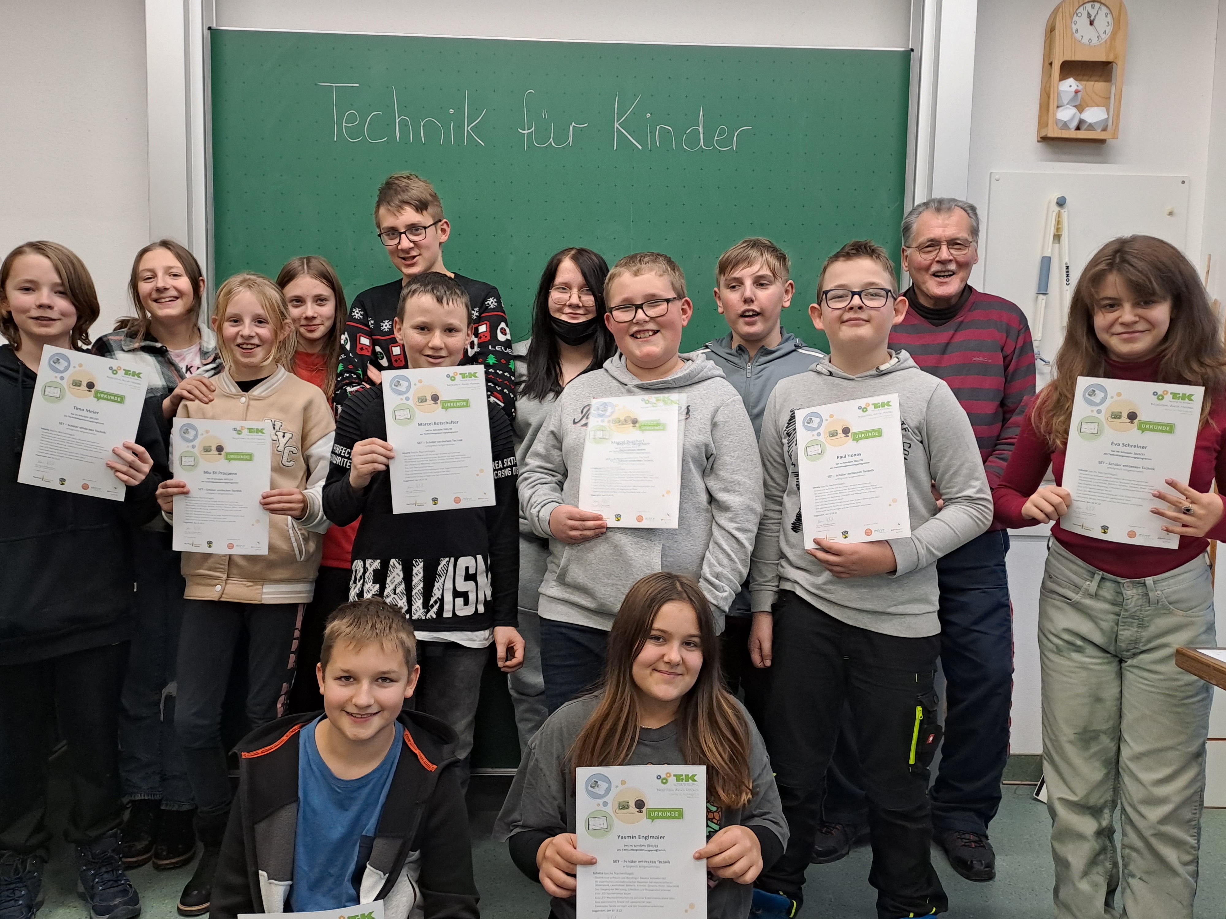 SET - SCHÜLER ENTDECKEN TECHNIK an der Mittelschule Riedlhütte