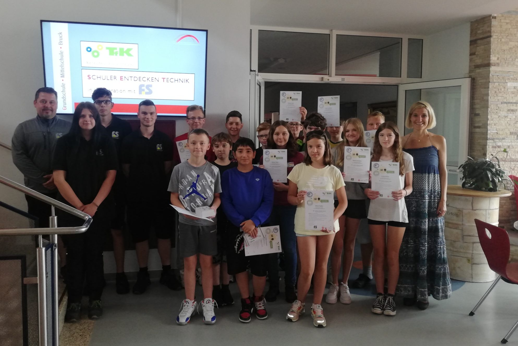 SET - SCHÜLER ENTDECKEN TECHNIK an der Grund- und Mittelschule Bruck