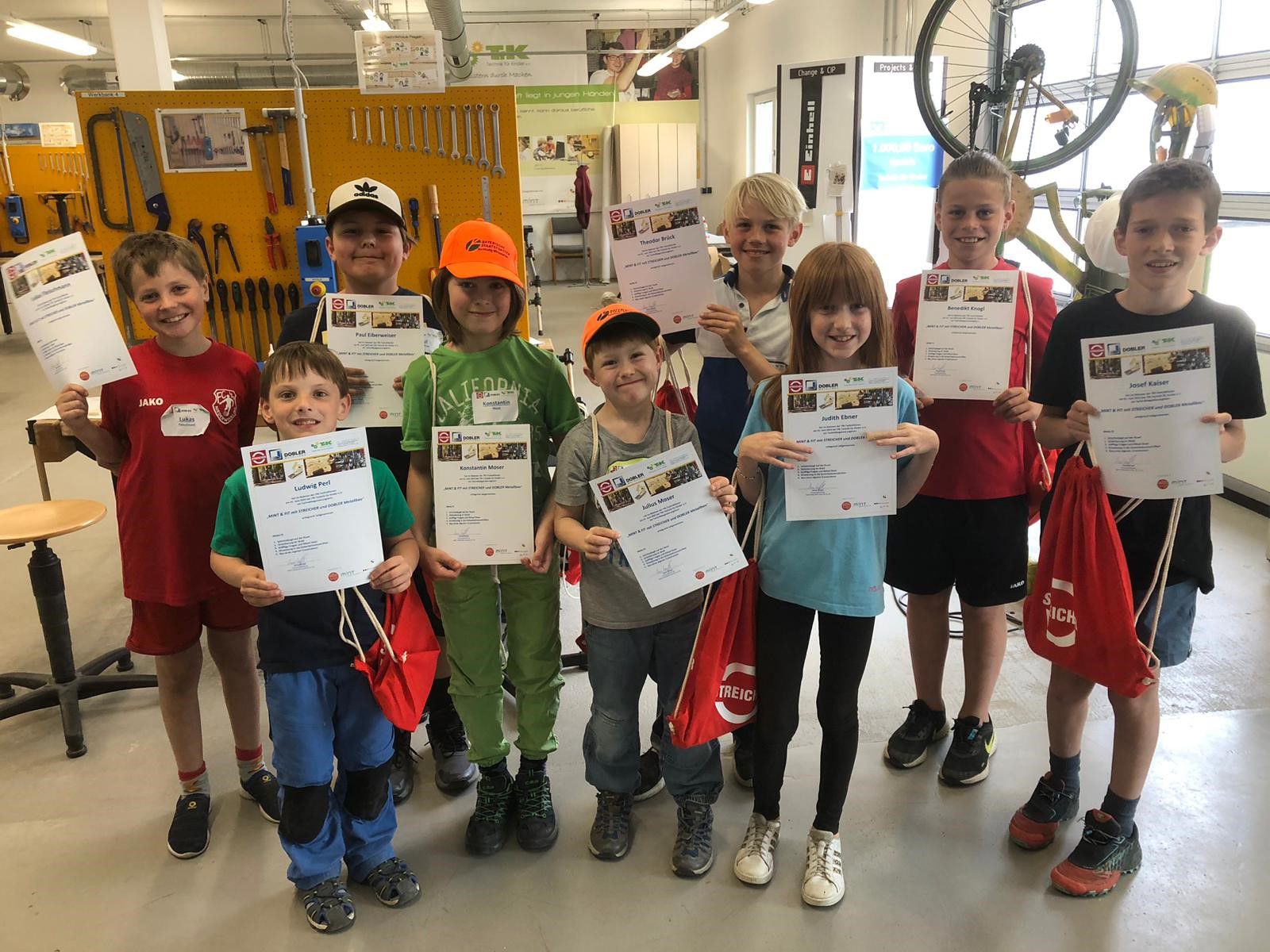 TECHNIKFERIEN "MINT und Fit mit STREICHER und DOBLER Metallbau"