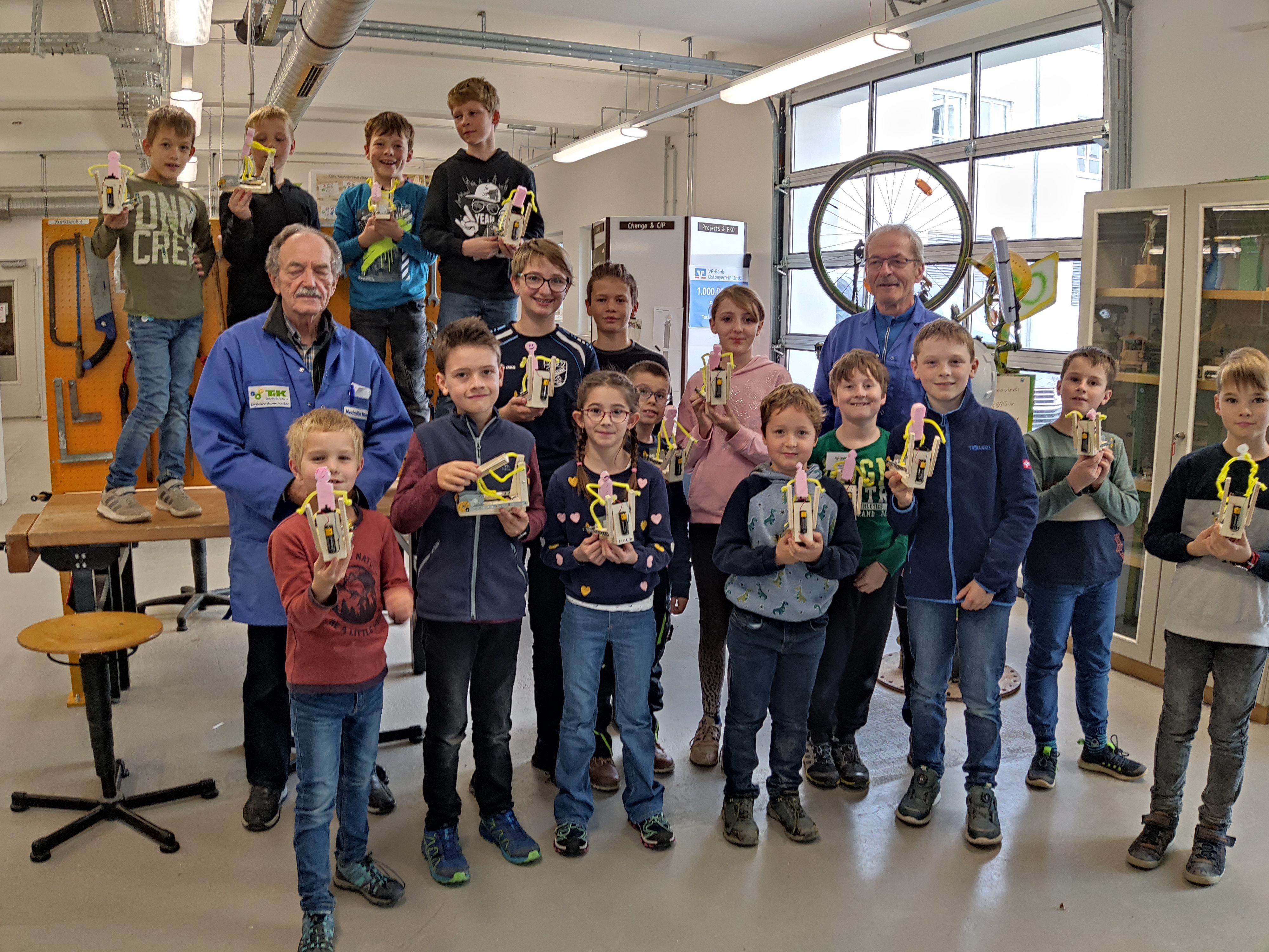 Crosstrainer bauen im Technikhaus Deggendorf