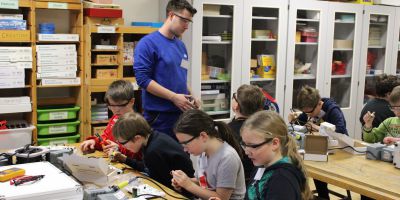 "SET - Schüler entdecken Technik" an der Grundschule Konzell
